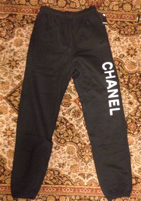 fake chanel sweatpants|chanel pantsuit.